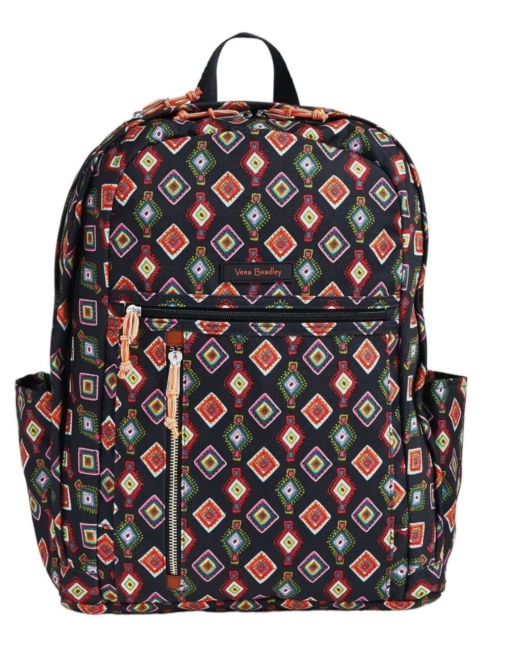 Vera Bradley Quilted Laptop Backpack - Multicolor Diamond Print